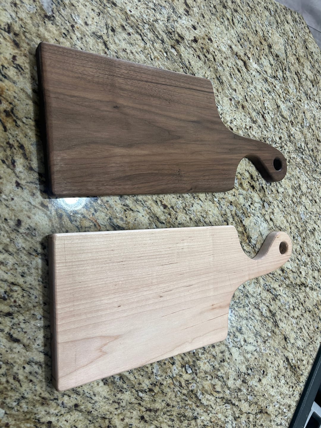 Customer photo review of 17.5x7" Small Free Flow Charcuterie Board Acrylic Router Template