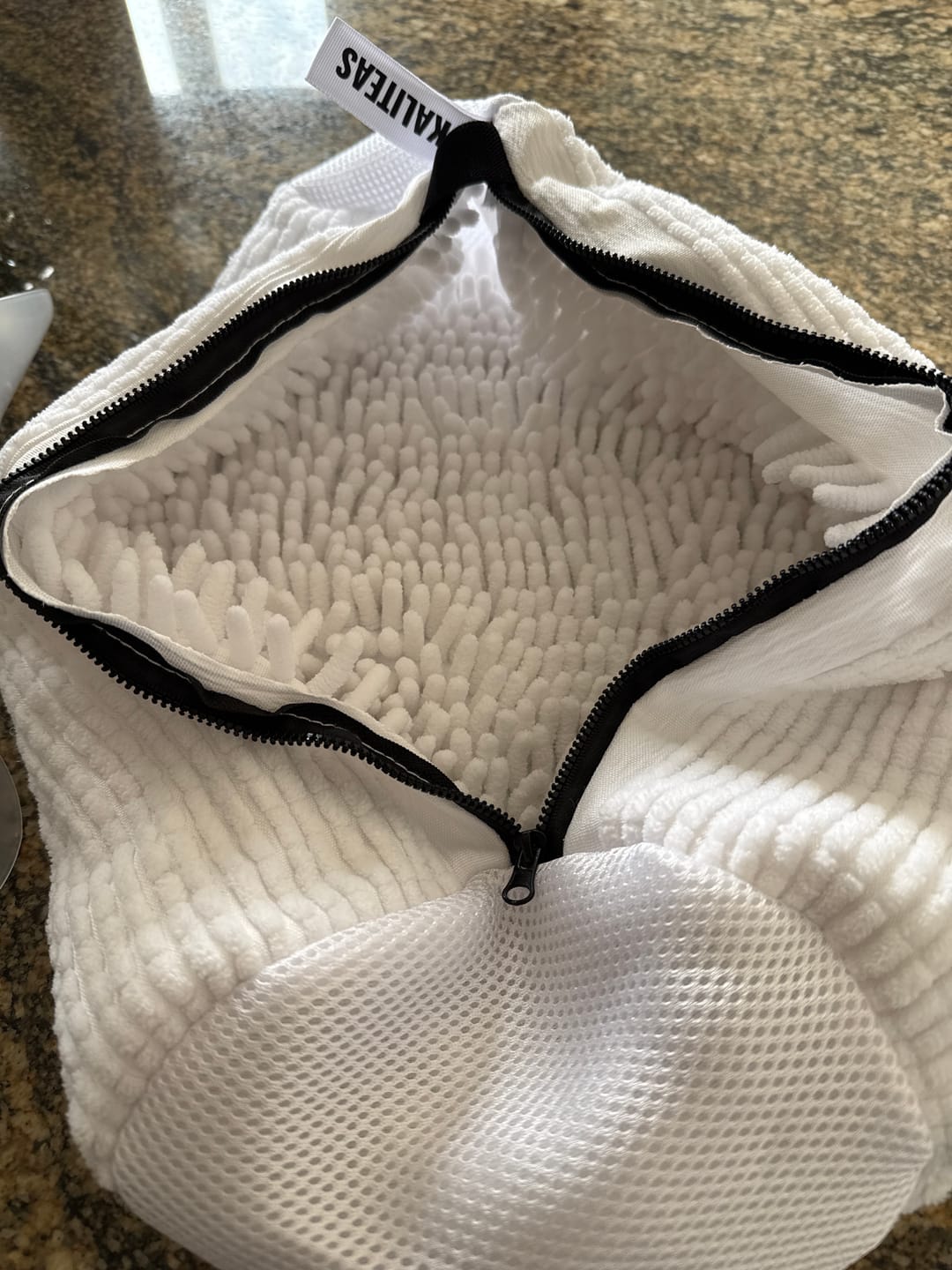 Customer photo review of Kaliteas® Shoe Laundry Bag