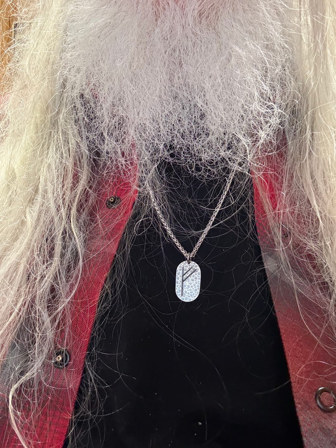 Customer photo review of Thor's Binds - Stainless Steel Chain Style Necklace