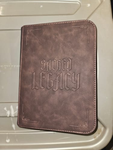 Customer photo review of The Legacy Binder