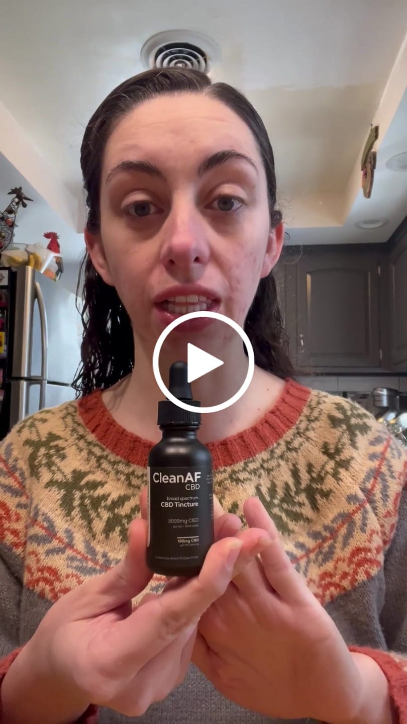 Customer video review of Natural Regular Strength CBD Tincture