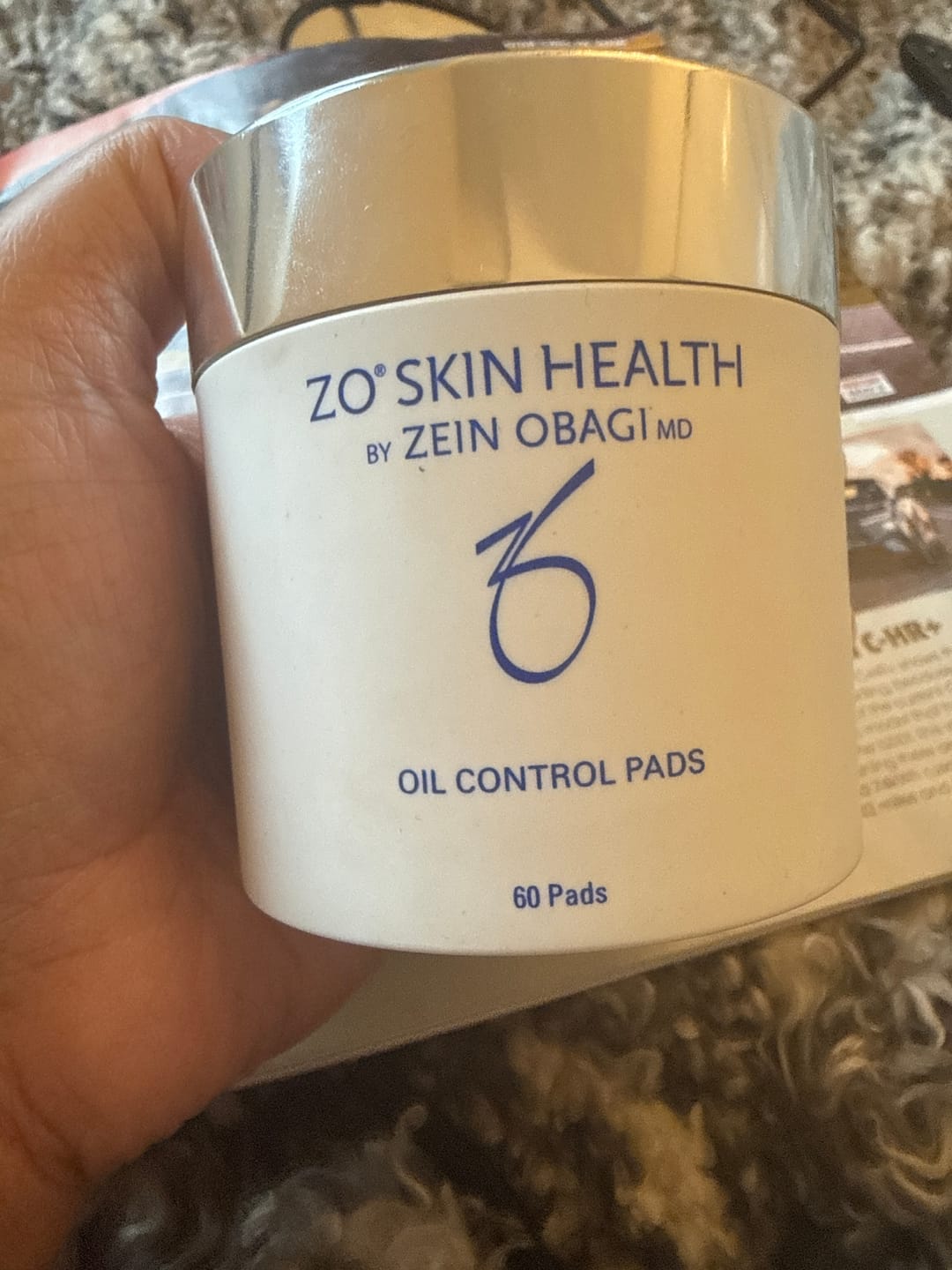 Customer photo review of ZO OIL CONTROL PADS (60 pads)