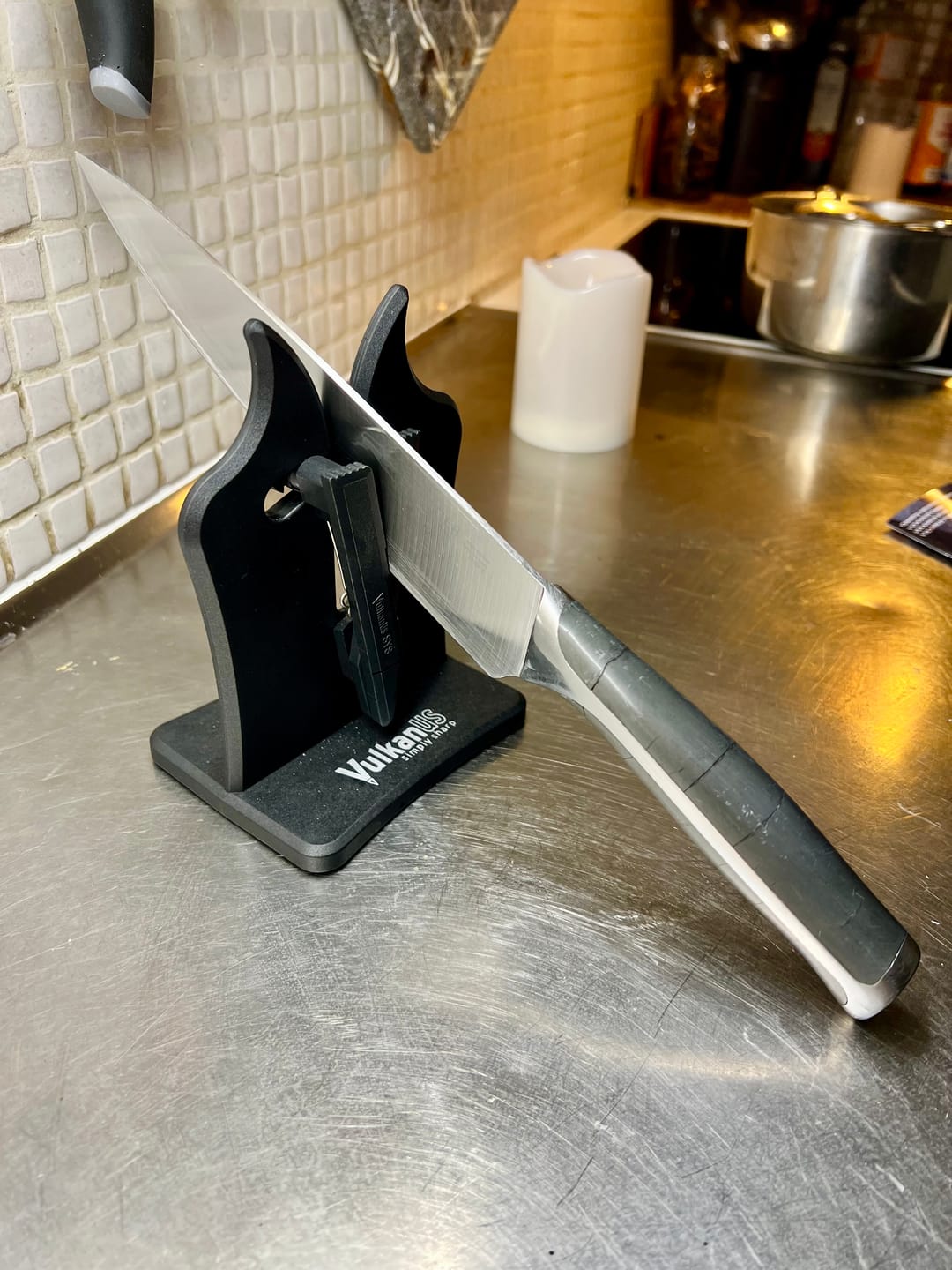 Customer photo review of Vulkanus VG2 Classic Knivslip Svart