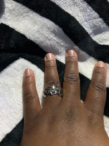 Customer photo review of Star Cluster Ring