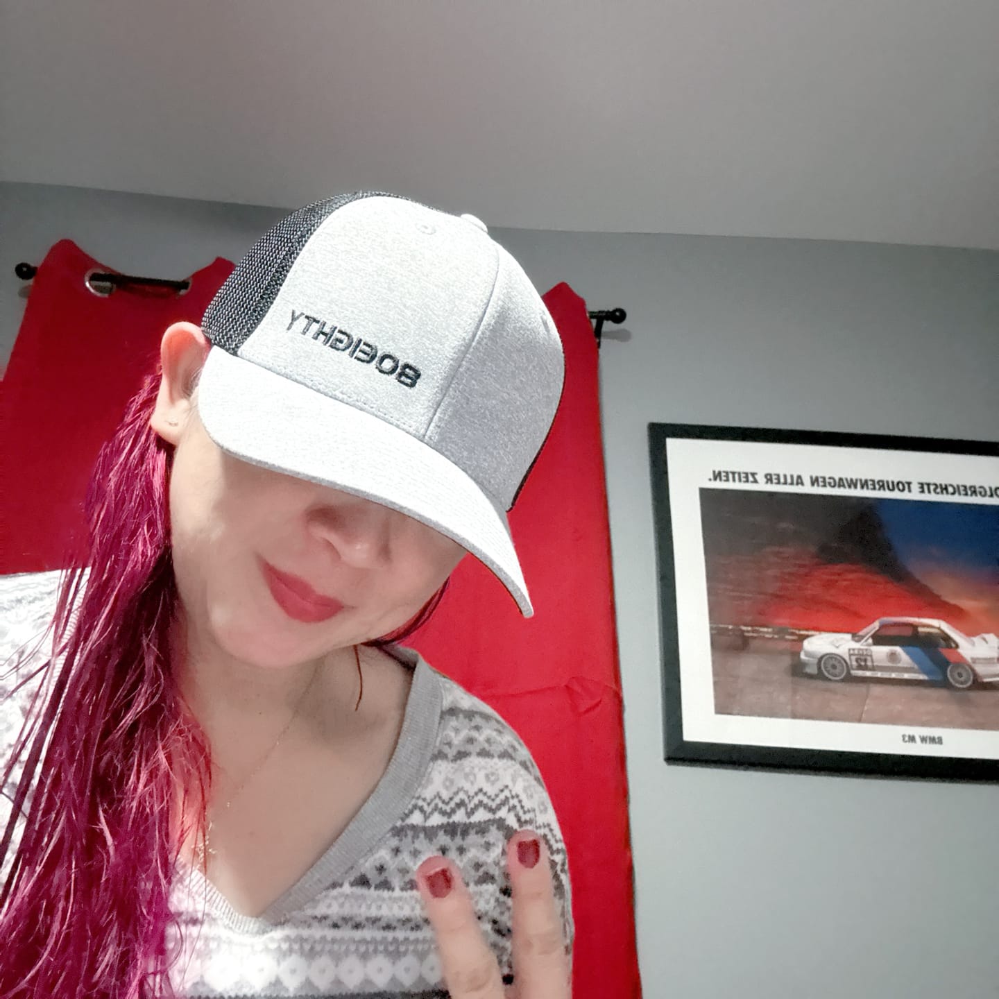 Customer photo review of 80Eighty® Melange Trucker Hat