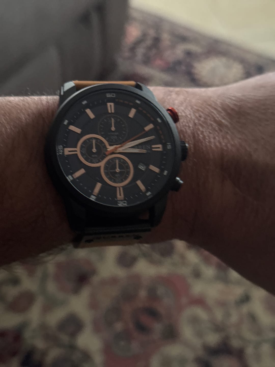Customer photo review of Curren Istanbul® orologio uomo pelle
