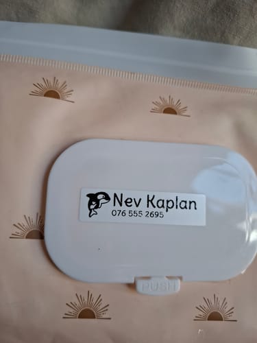 Customer photo review of Flat-Surface Labels