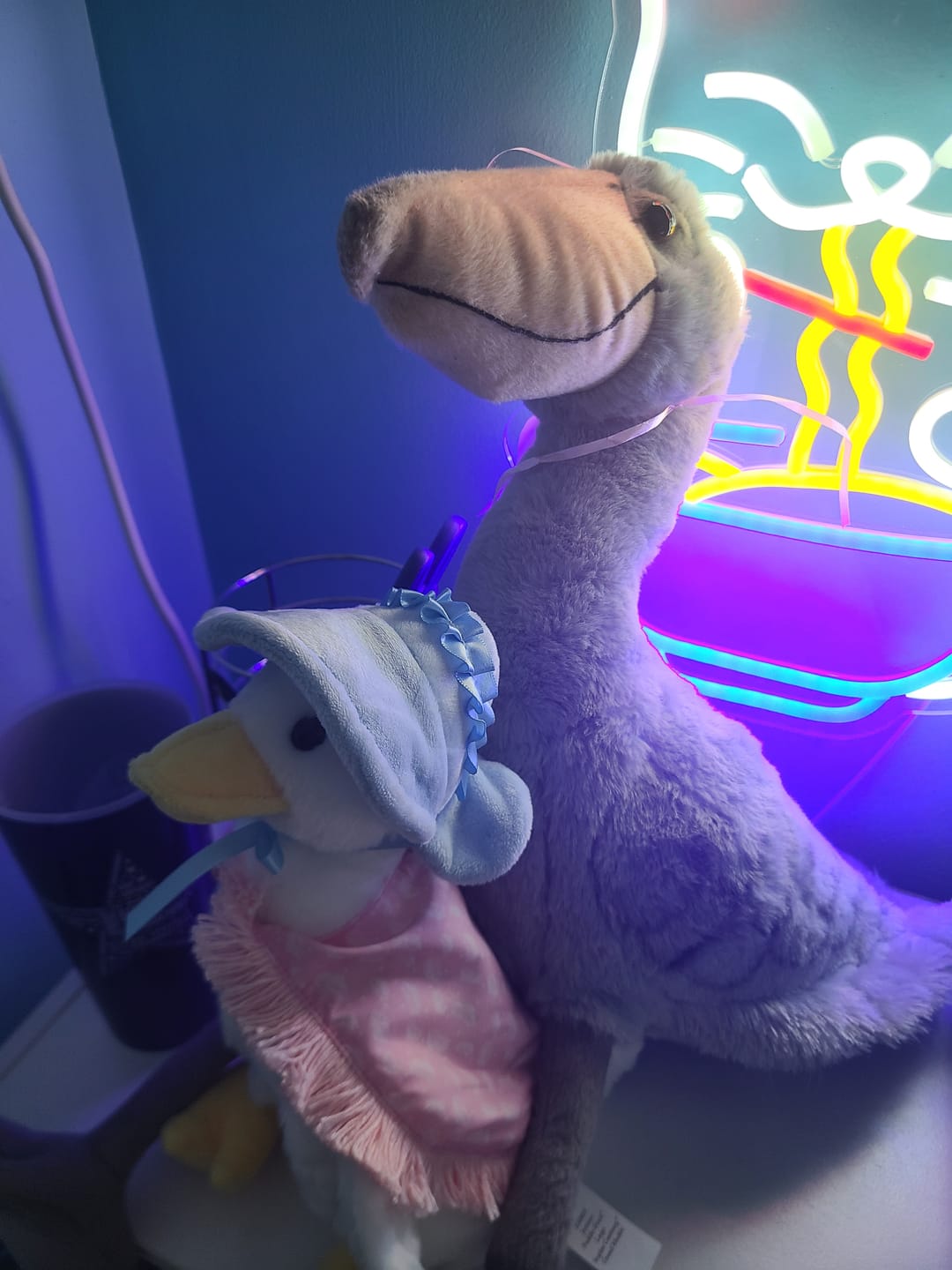 Customer photo review of Shoebill Stork Bird Soft Stuffed Plush Toy