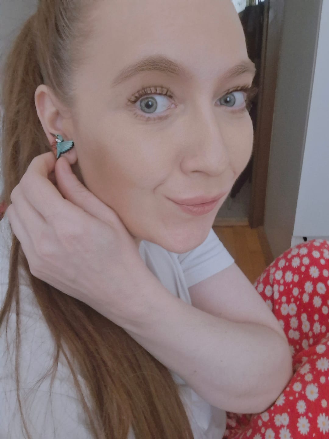 Customer photo review of Kingfisher Studs