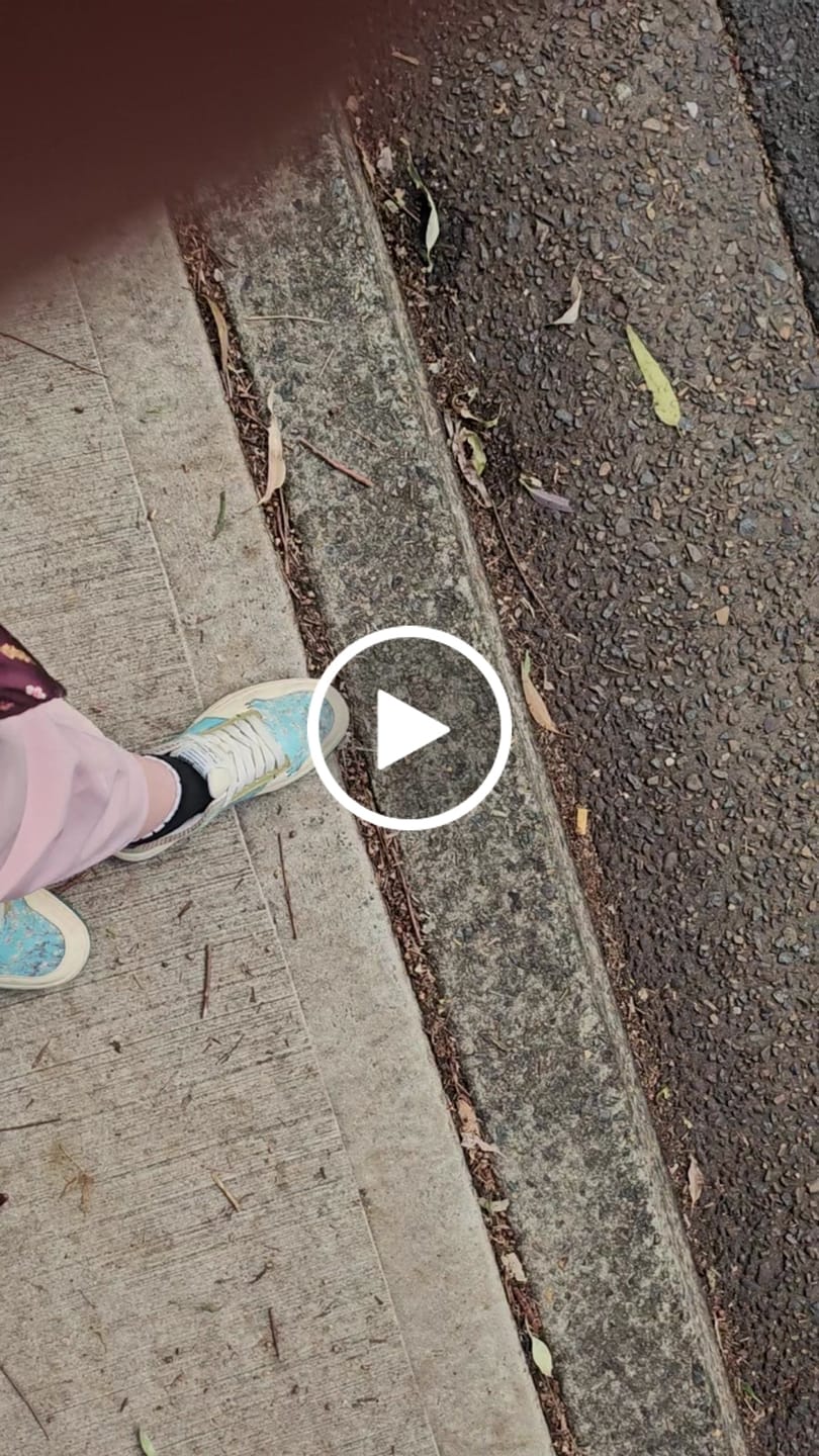 Customer video review of Van Gogh Almond Blossoms inspired sneakers