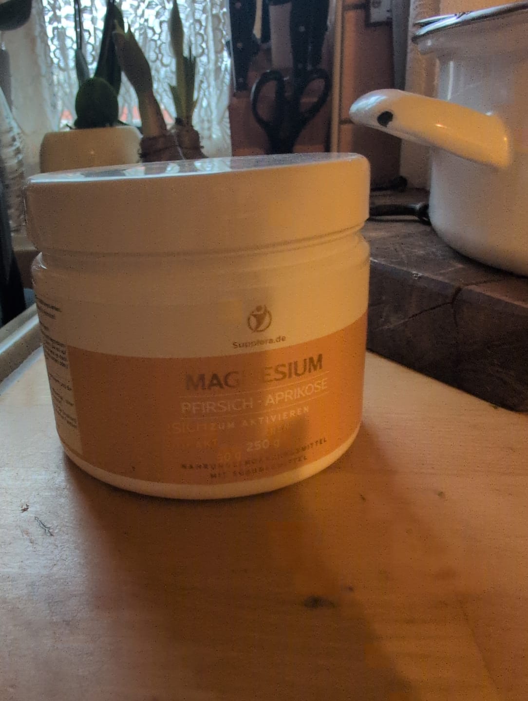 Customer photo review of Ionisches Magnesium **Pfirsich-Aprikose** 250g Dose