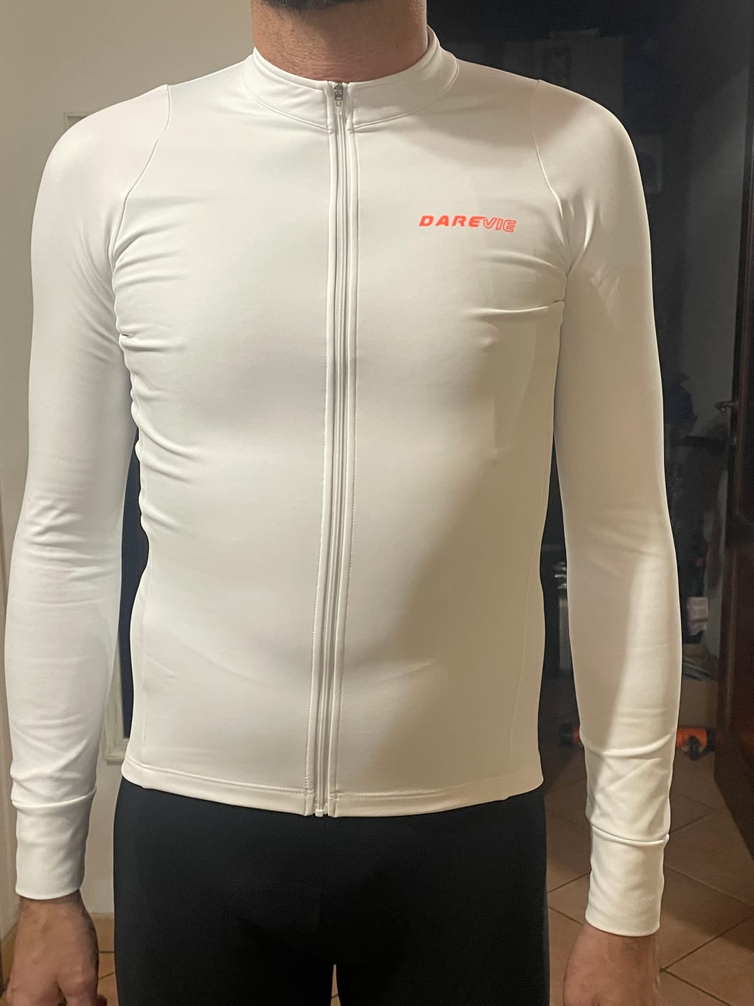 Customer photo review of ATTACK THERMAL JERSEY - WHITE