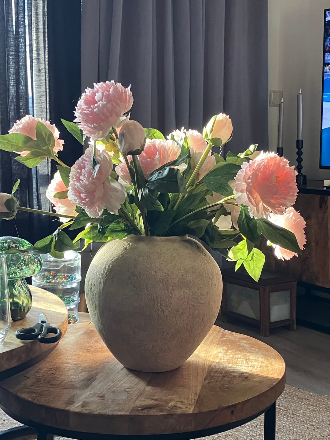 Customer photo review of Zijden Pioenrozen - Roze
