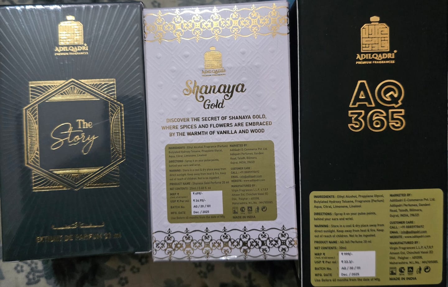 Customer photo review of AQ 365 Perfume Spray 30ml