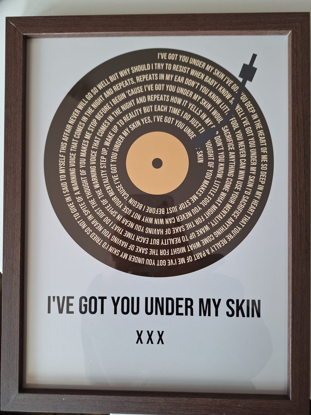 Customer photo review of Vinyl songtekst