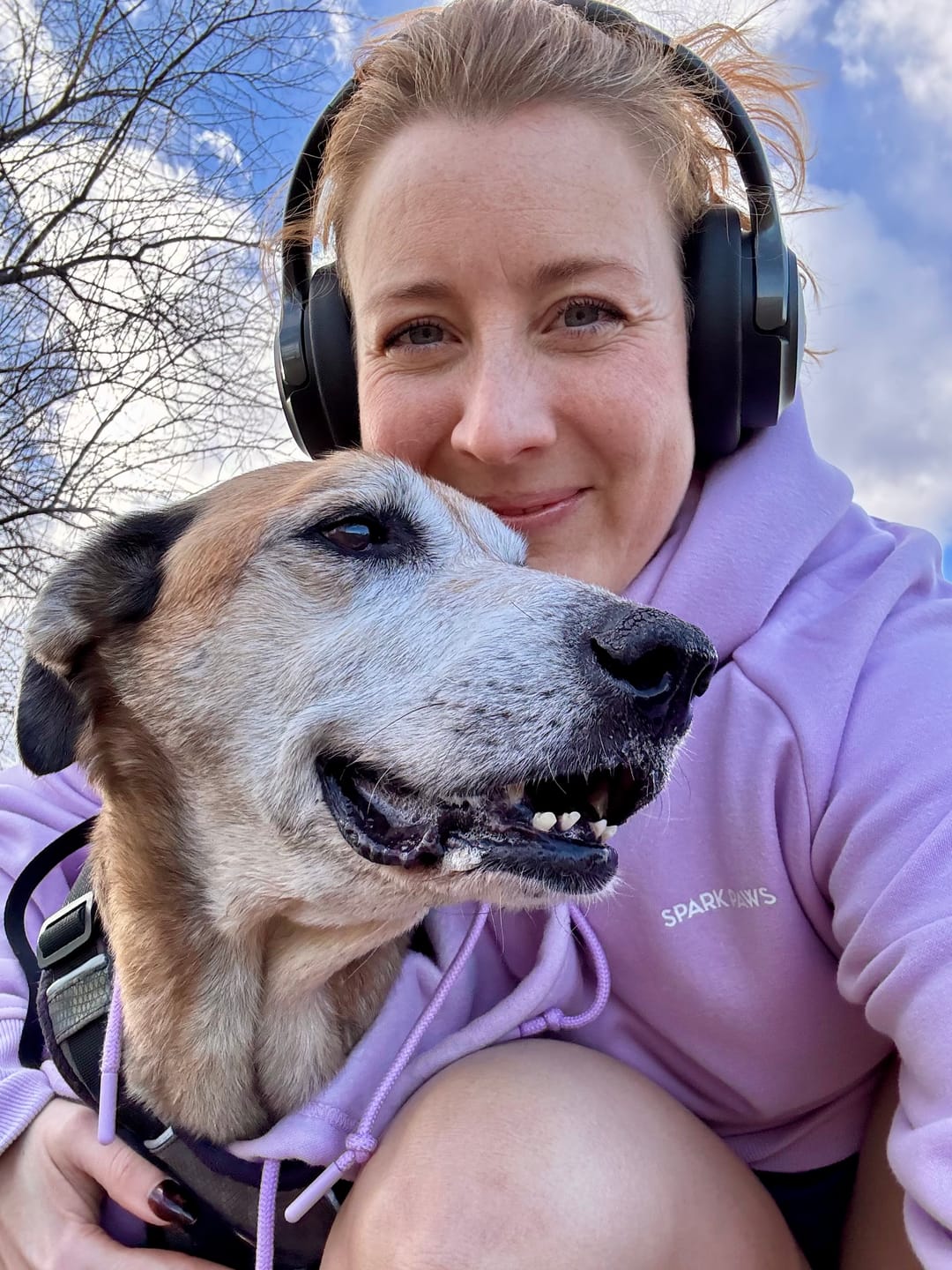 Customer photo review of Essential Human Hoodie - Lavender