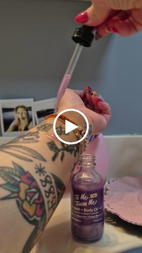 Customer video review of To Me, From Me Bath & Body Oil
