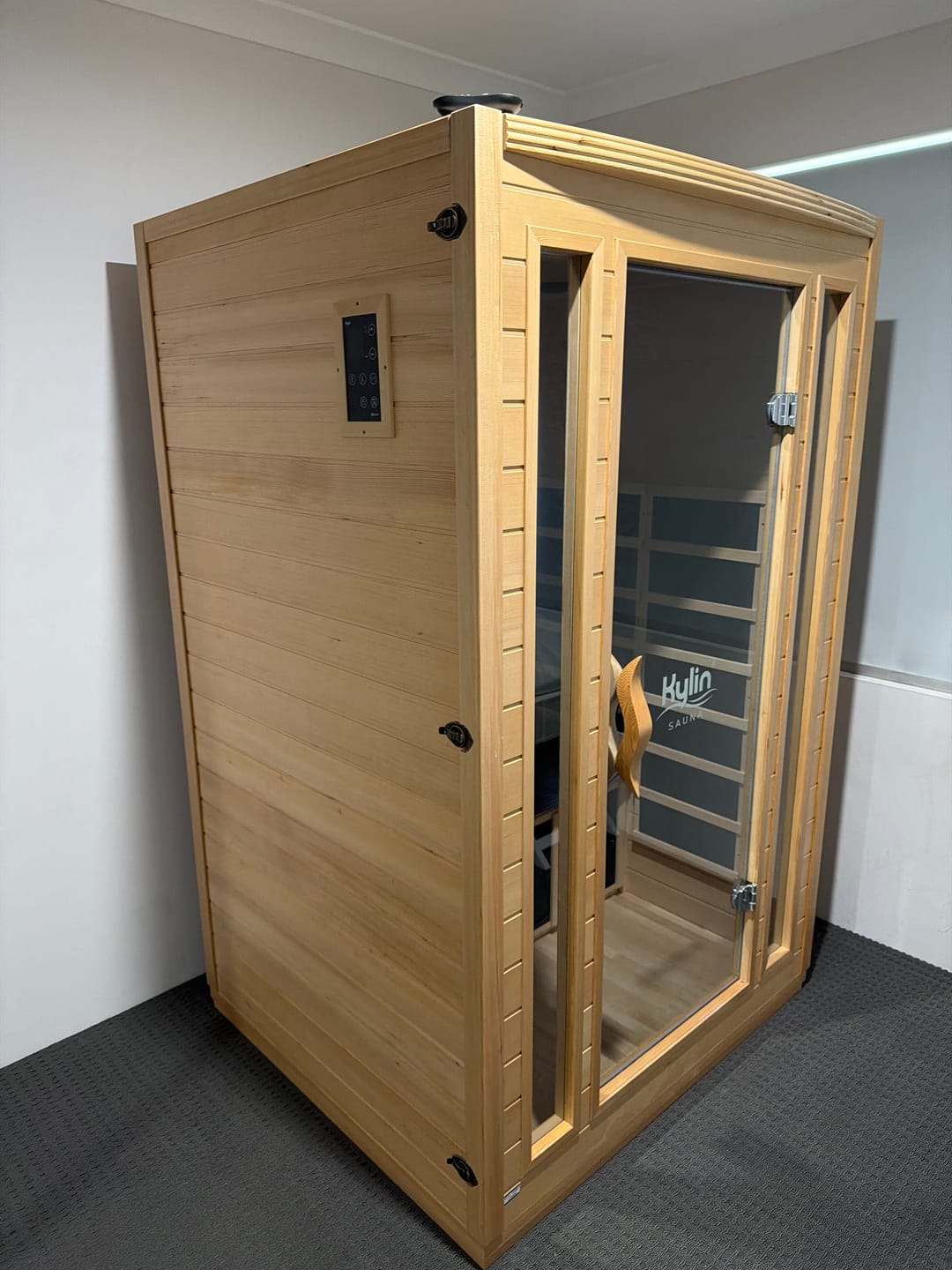 Customer photo review of Kylin Low EMF Premium Carbon Far Infrared Sauna 2 people - K8202