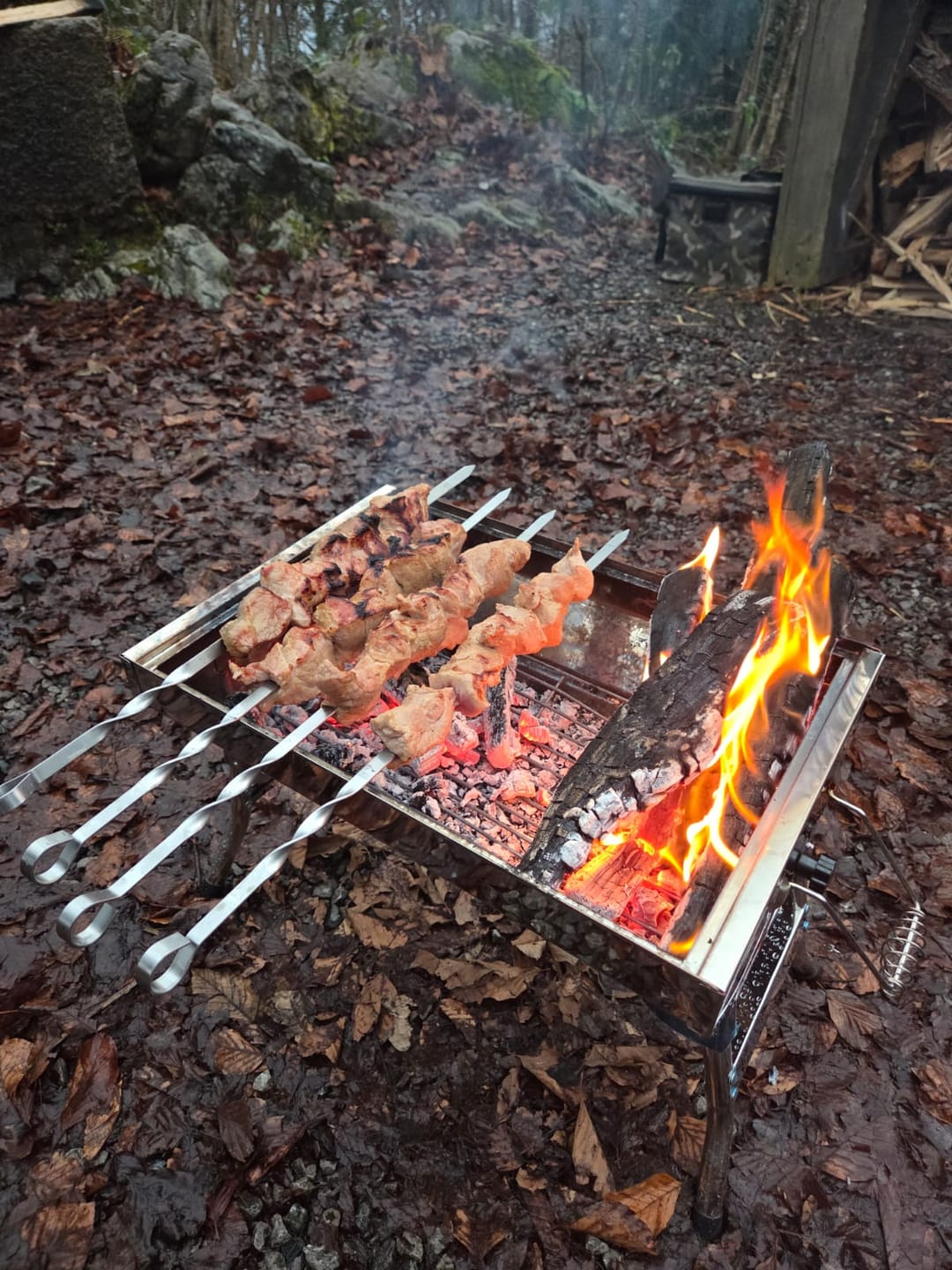 Customer photo review of Mangal "Angler" - traditioneller Schaschlik Grill