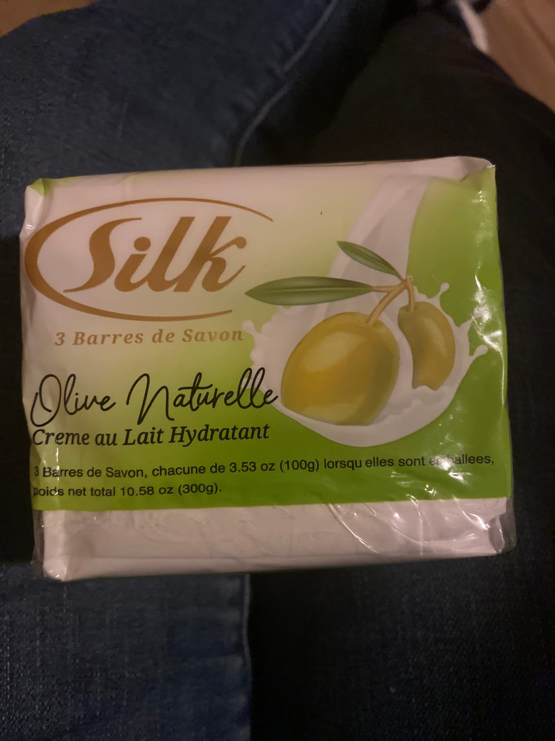 Customer photo review of 100g Silk Natural Olive Moisturizing  Milk Cream Soap:2Bars