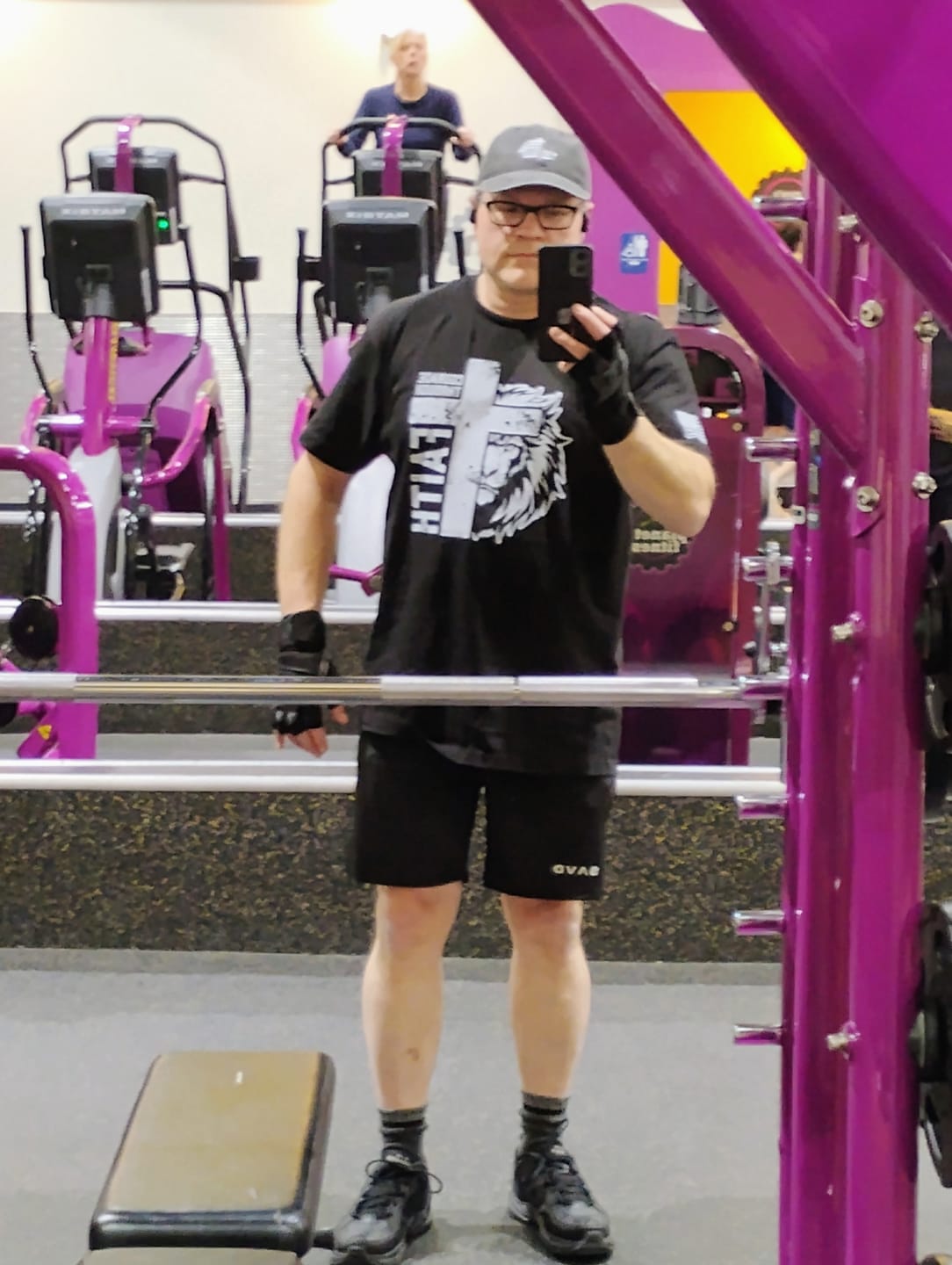Customer photo review of Courage Through Faith T-Shirt
