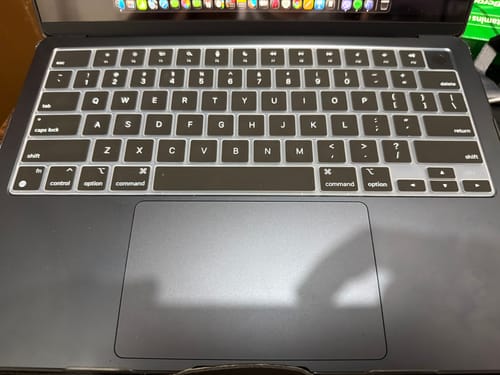Customer photo review of Keyboard Protector