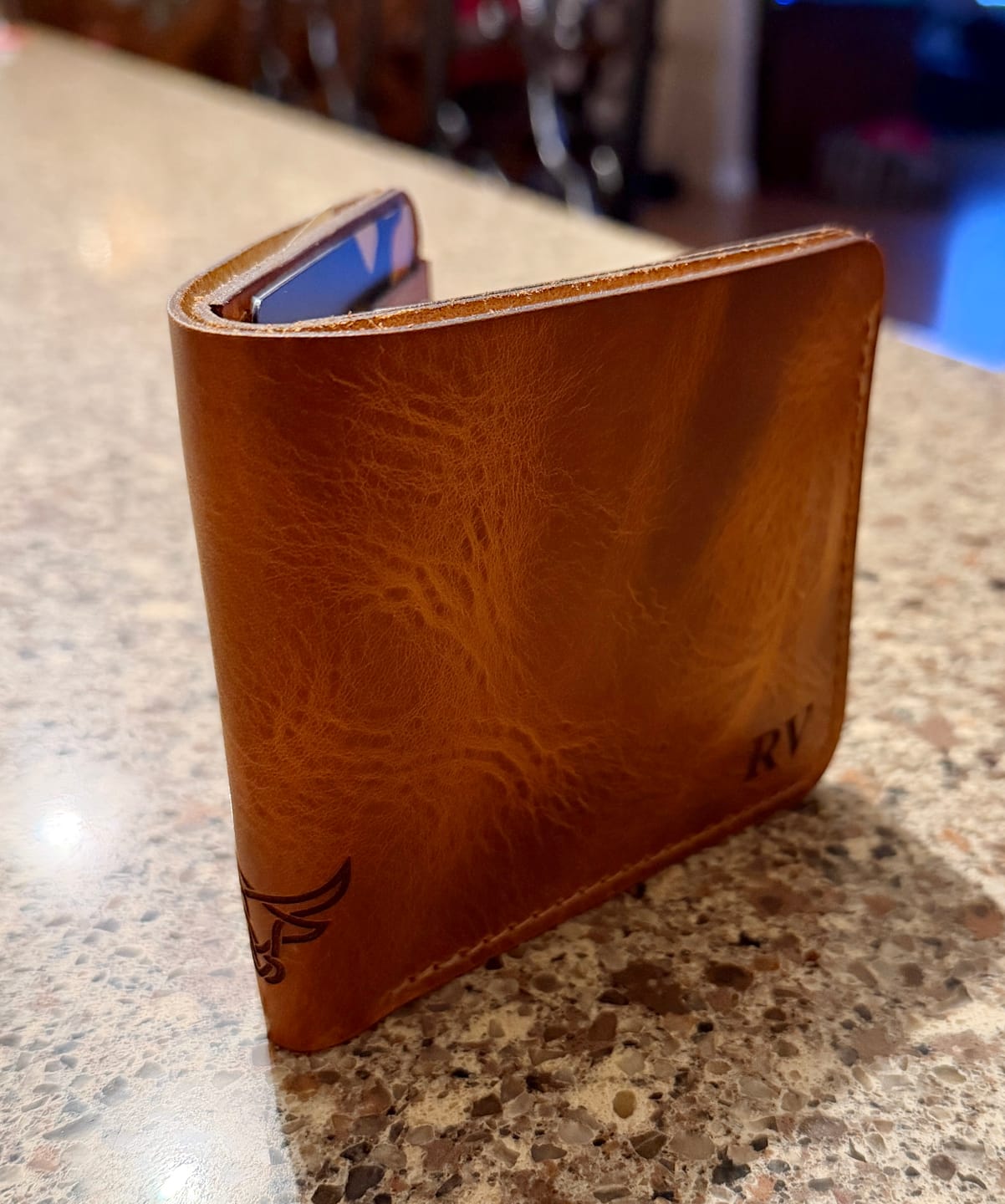 Customer photo review of Big Bend Bifold Wallet