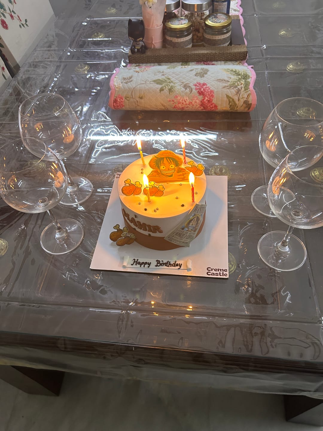 Customer photo review of One Piece Theme Cake