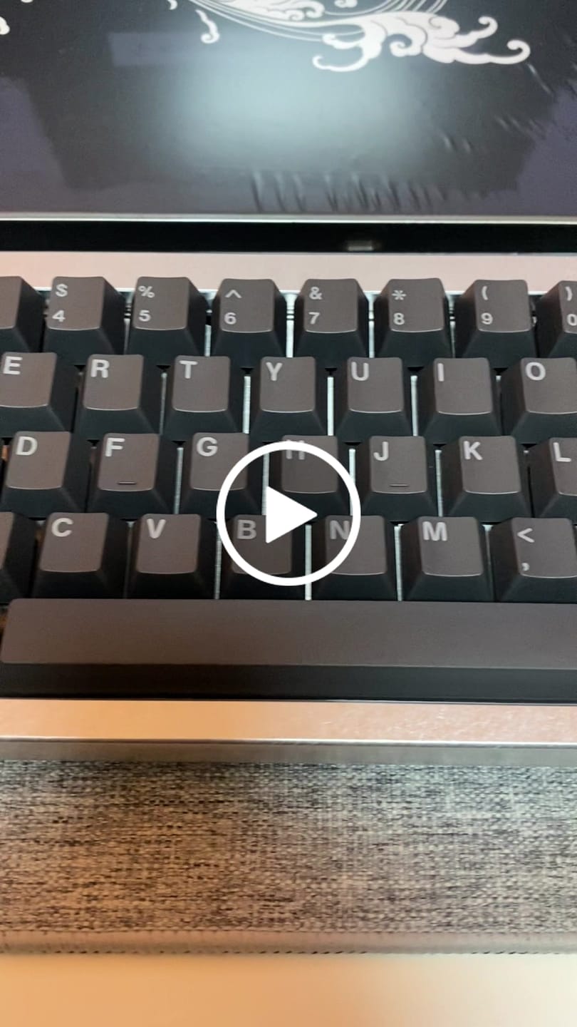 Customer video review of KEYKOBO NICHIRIN ABS TRIPLE-SHOT KEYCAP SET EXTRAS PRE-ORDER