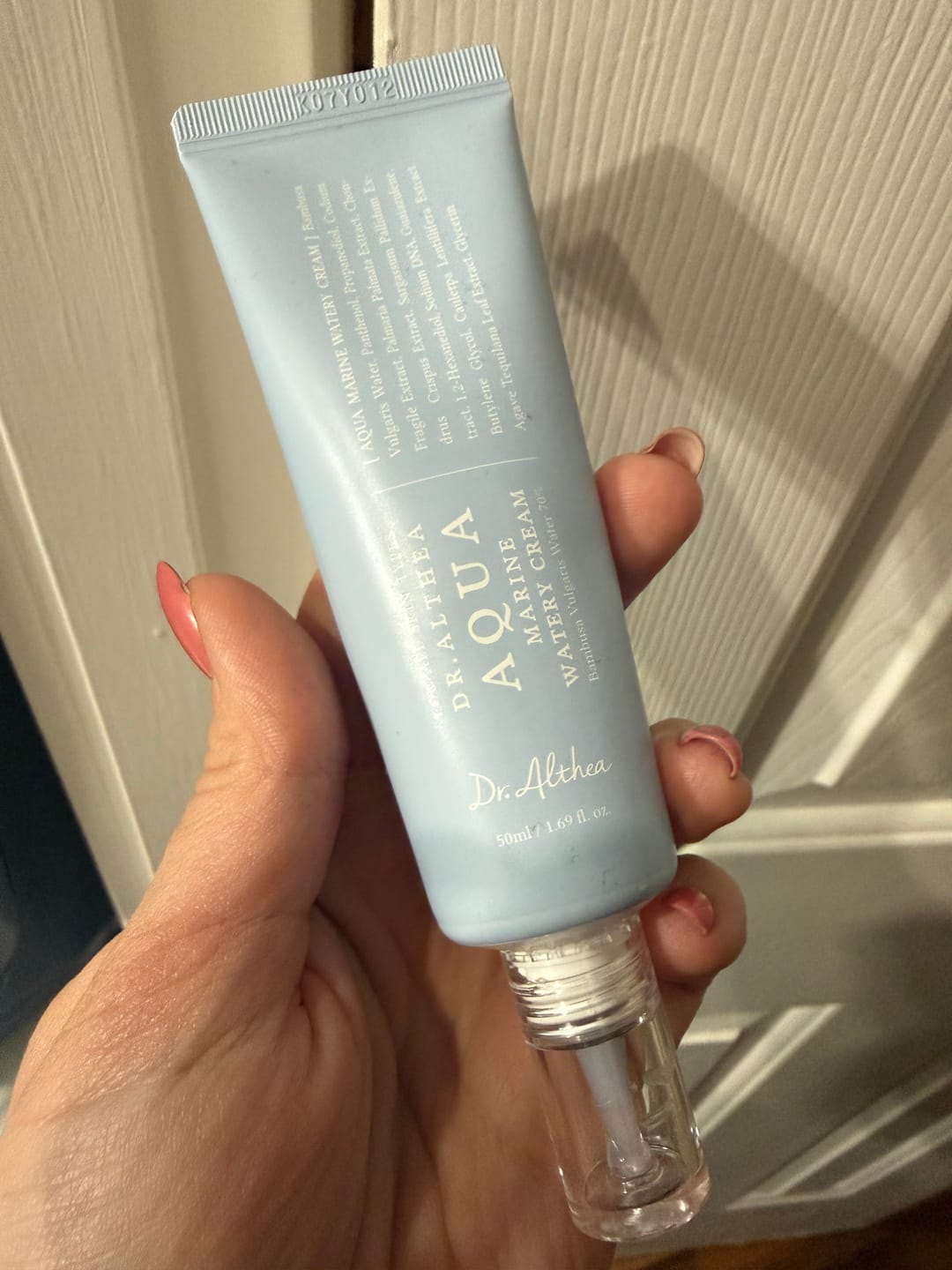 Customer photo review of Viegls mitrinošais krēms Dr. Althea Aqua Marine Watery Cream