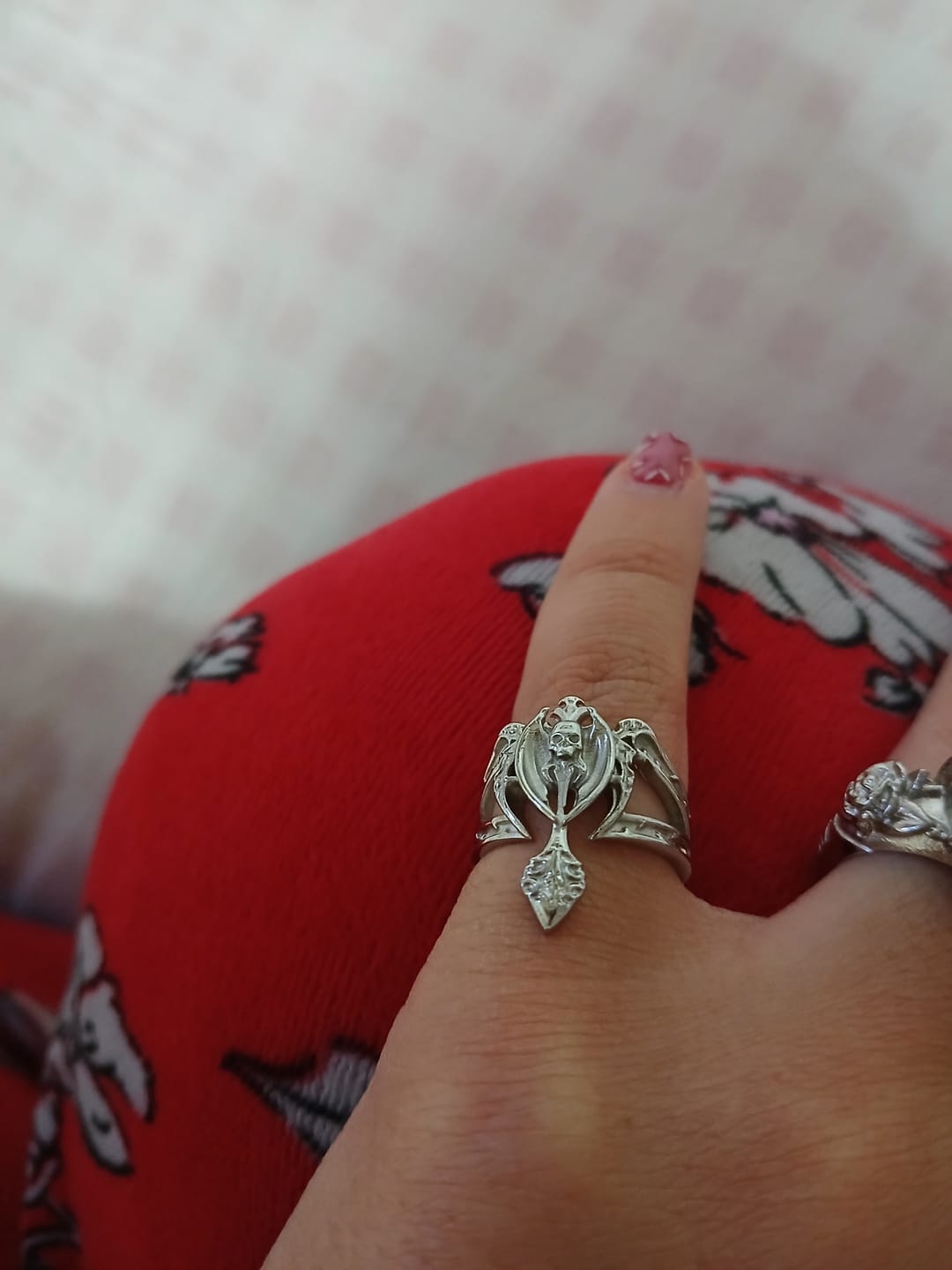 Customer photo review of TRIBAL CROSS RING