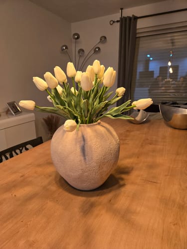 Customer photo review of Arda vase- Beige (Précommande – expédié le 09/02)