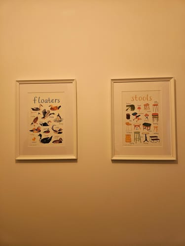 Customer photo review of Floaters Art Print - A4