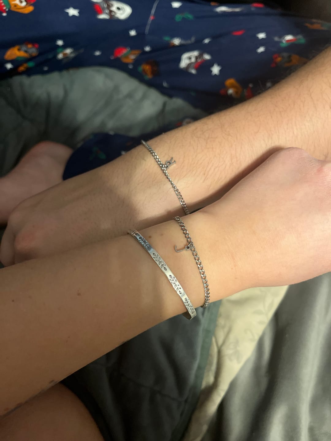Reseña con foto del cliente del Colgante con letra para Pulsera Permanente