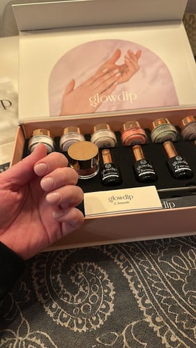 Customer photo review of Glowdip Alles-in-één Manicure Set