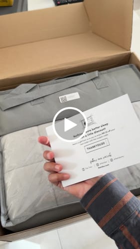 Customer video review of Tidur Weighted Blankets