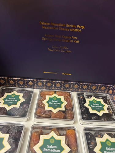 Customer photo review of Muhibbah Ramadhan Raya Gift Box 2026