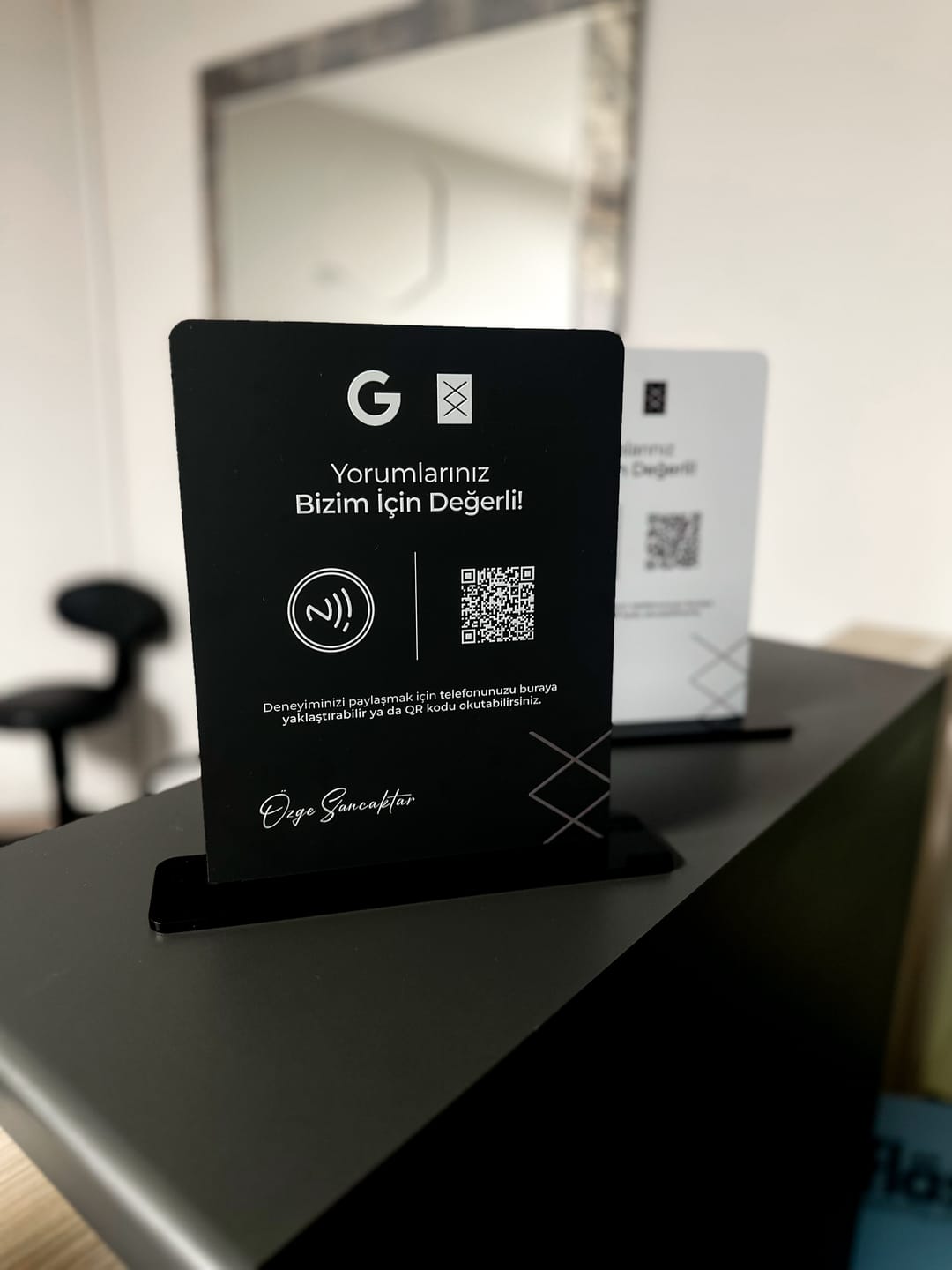 Customer photo review of NFC Info Menü