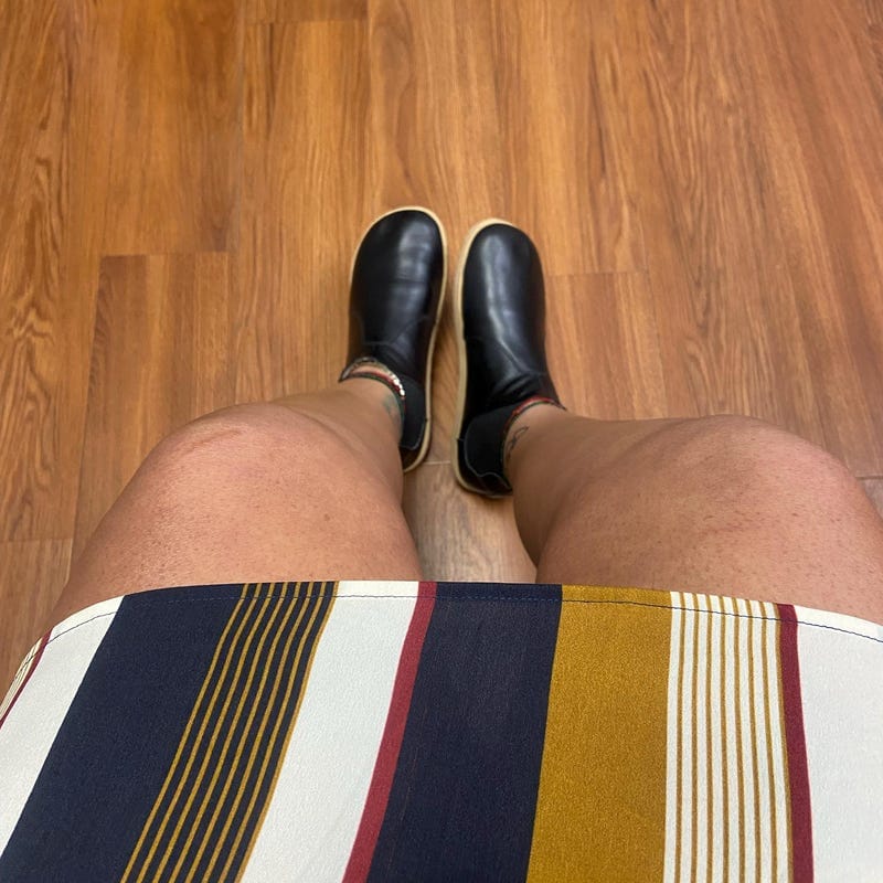 Customer photo review of Zero Drop Barefoot Sneakers – Handcrafted Leather Shoes With Wide Toe Box & Flexible Sole