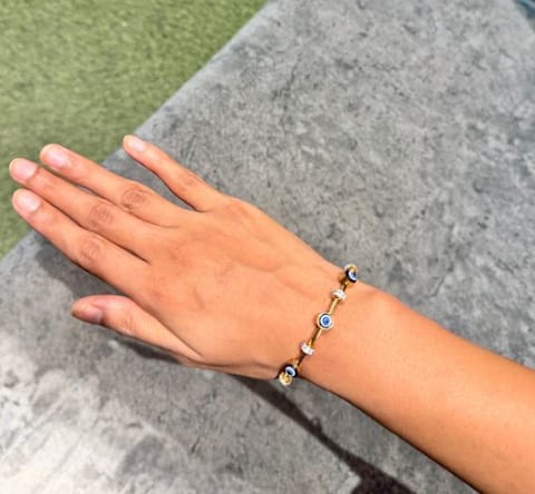 Customer photo review of Evil eye classy stylish kada