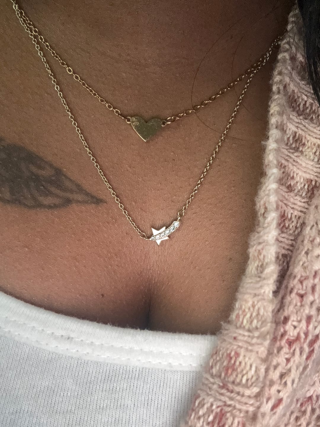 Customer photo review of The Heart Pendant Necklace