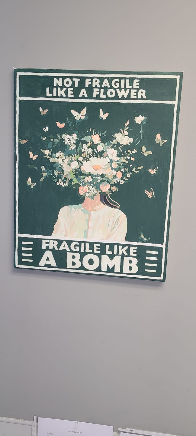 Customer photo review of Fragile Like a Bomb