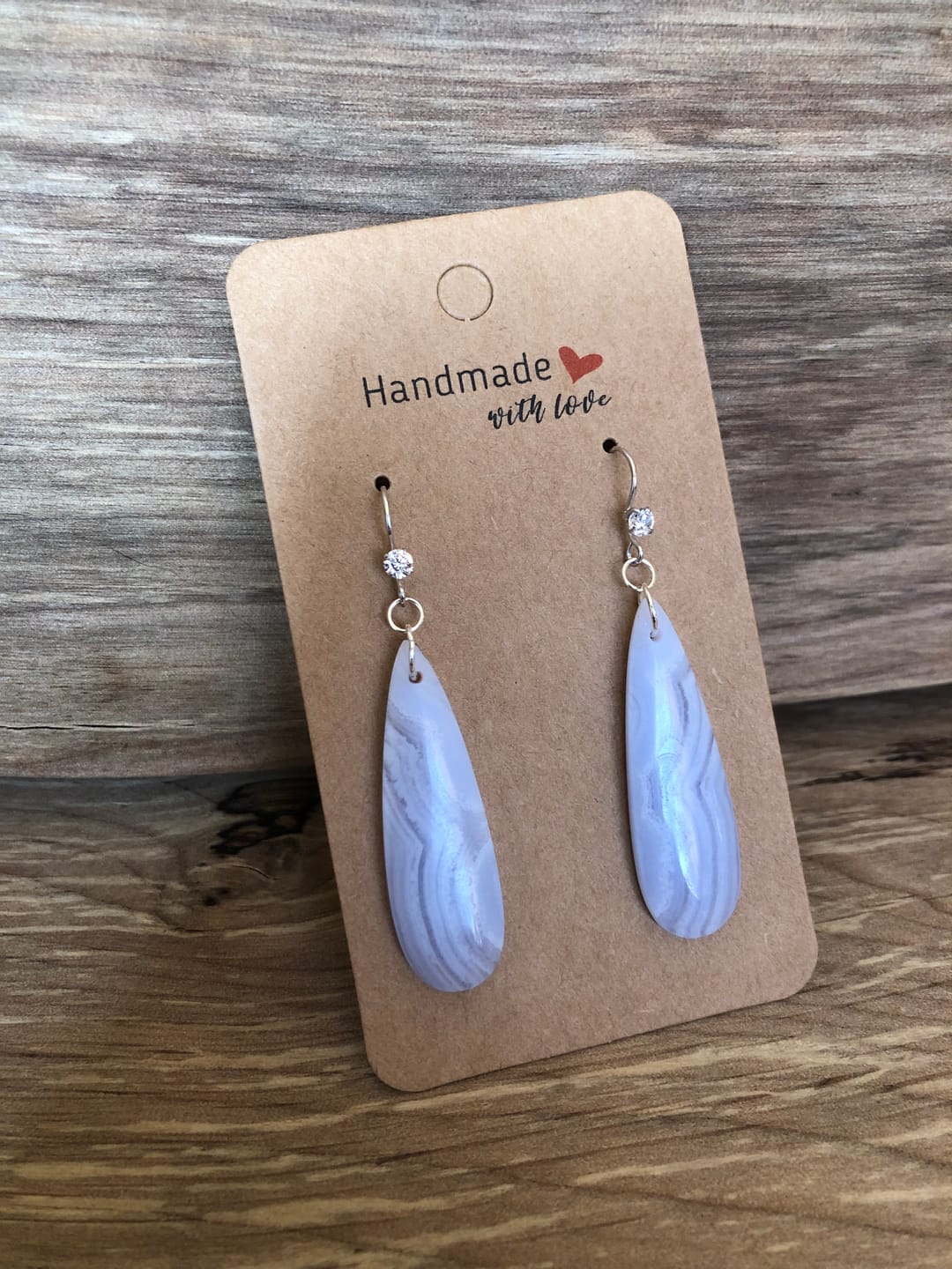 Customer photo review of Earring Findings 4pcs 925 Sterling silver Jewellery Findings Earwire, 9*14mm Cubic Zirconia fishhook with1.5mm coil
