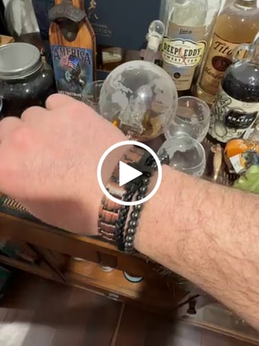 Customer video review of Vitalis Copper Magnetic Bracelet : Helps Pair Veterans With A Service Dog Or Shelter Dog