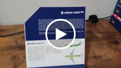 Customer video review of GEMINI S7 A320NEO 1/400 REG#RA-73428 (**)