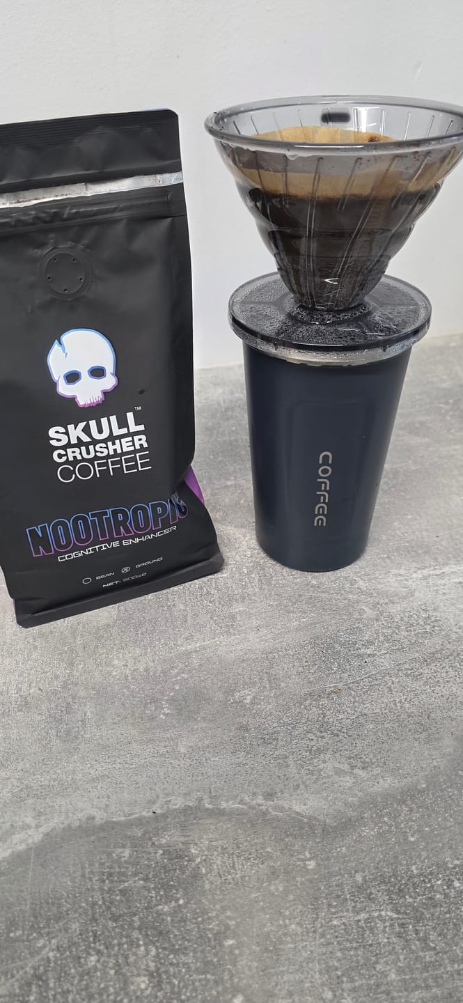 Customer photo review of Skull Crusher Coffee - Nootropic