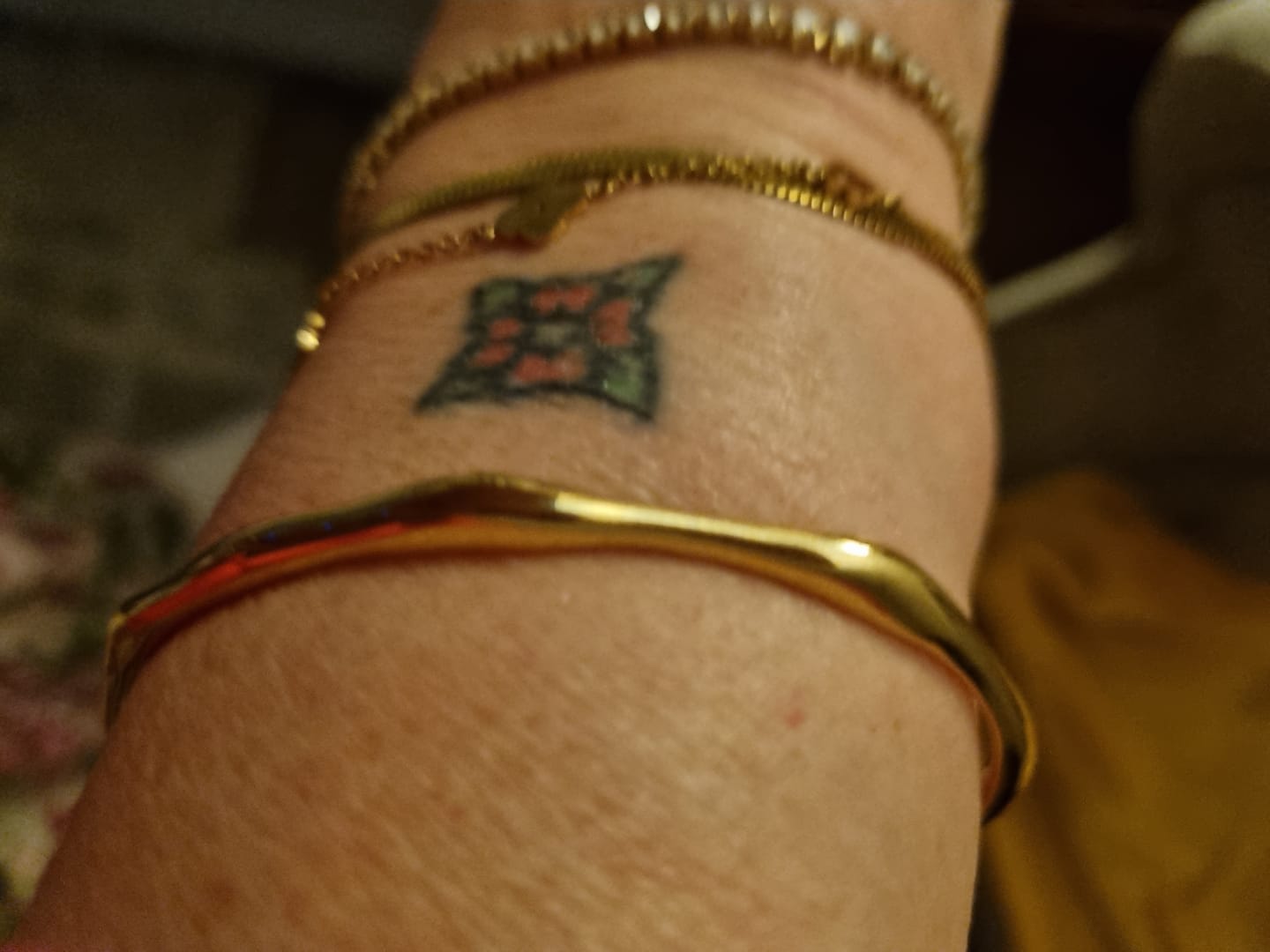 Customer photo review of Bamboo Bangle
