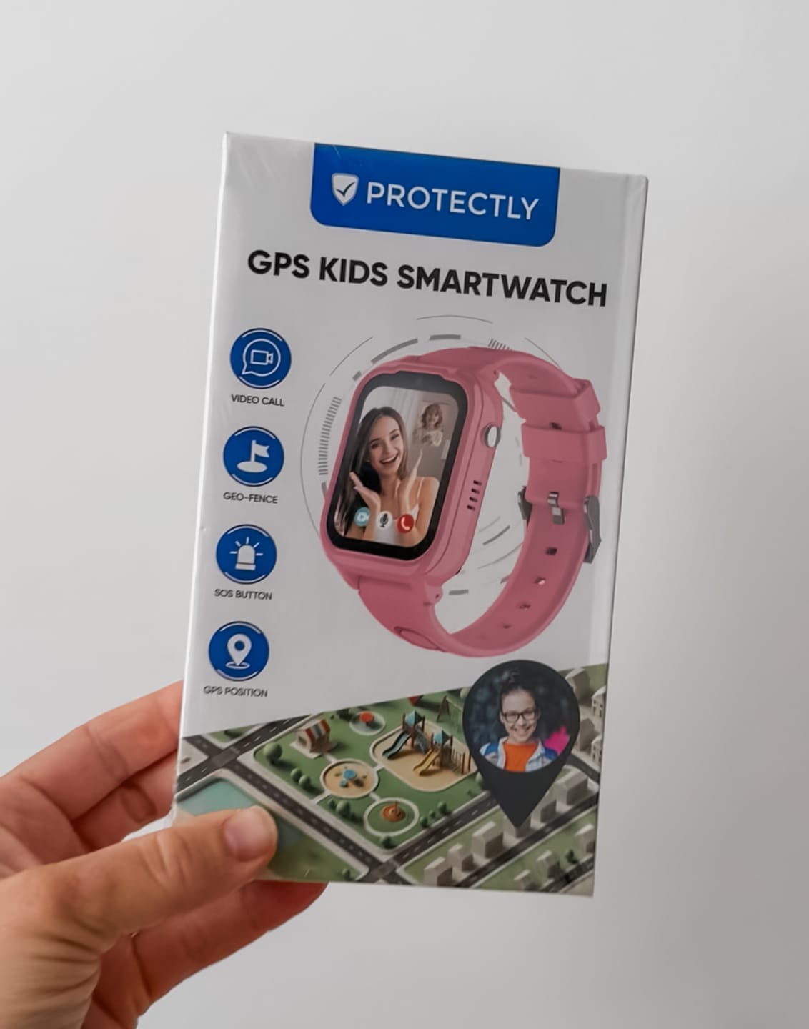 Customer photo review of Protectly® GPS Horloge Kind - Roze