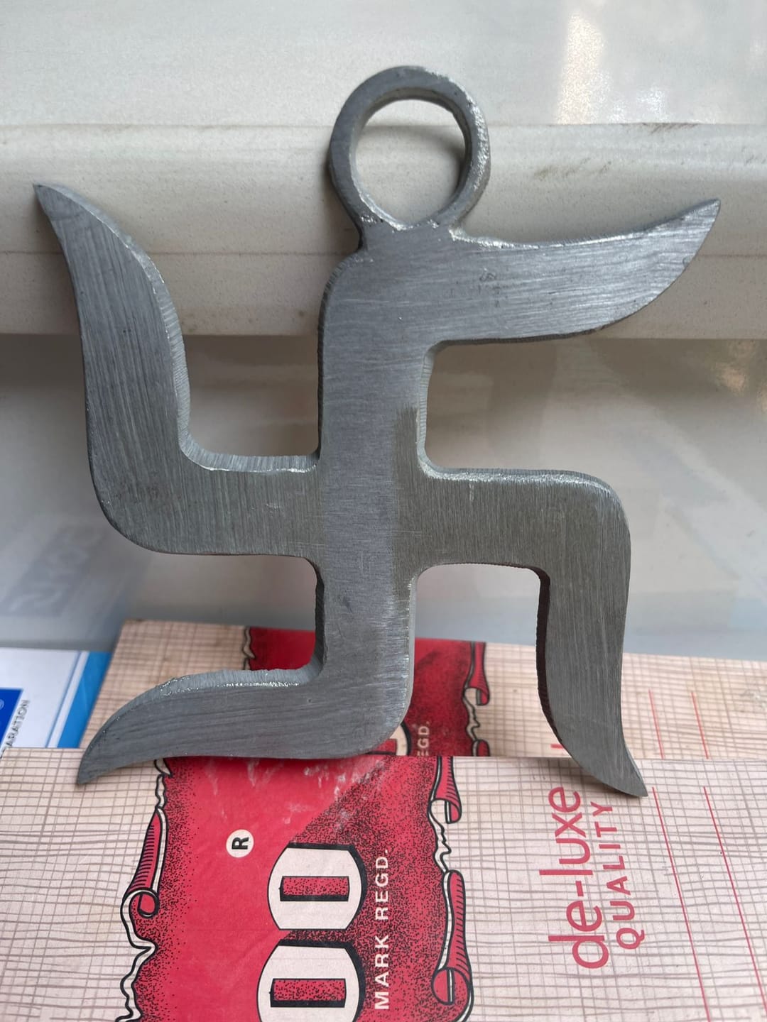 Customer photo review of Premium Zinc Swastik Vastu Remedy for Home & Office — Rust-Resistant Dosh Nivaran Symbol | Vastu Mandir