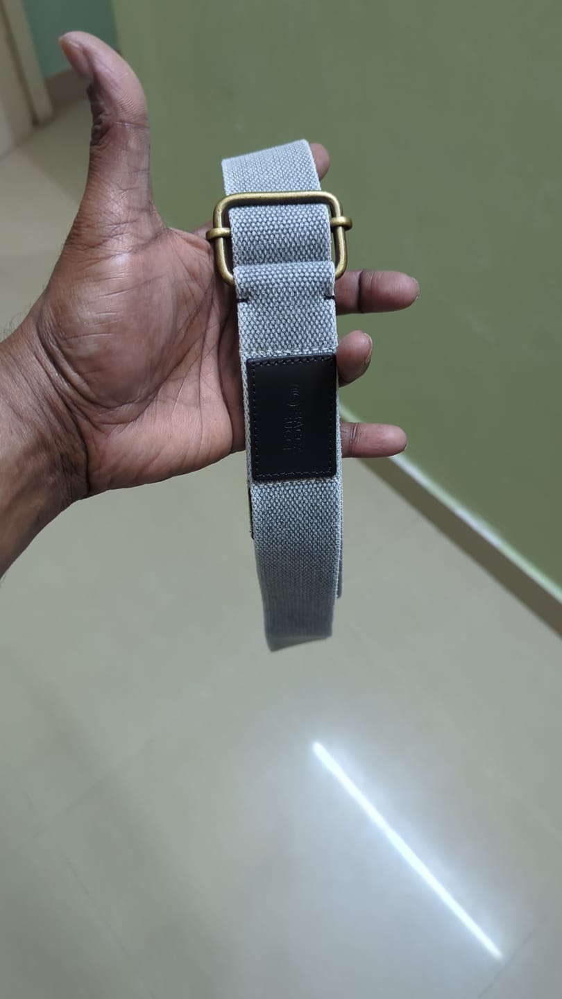 Customer photo review of Bacca Bucci Men's Military Style Army tactical Canvas Belt